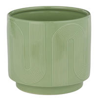 BLUMENTOPF Cuves 15cm - Salbeigrün, Keramik (14cm) - Butlers