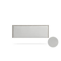 KOPFTEIL gepolstert MODENA Kunstleder 90x55x8 cm - Hellgrau - Moonia - Hellgrau, Holz (90/8/55cm)