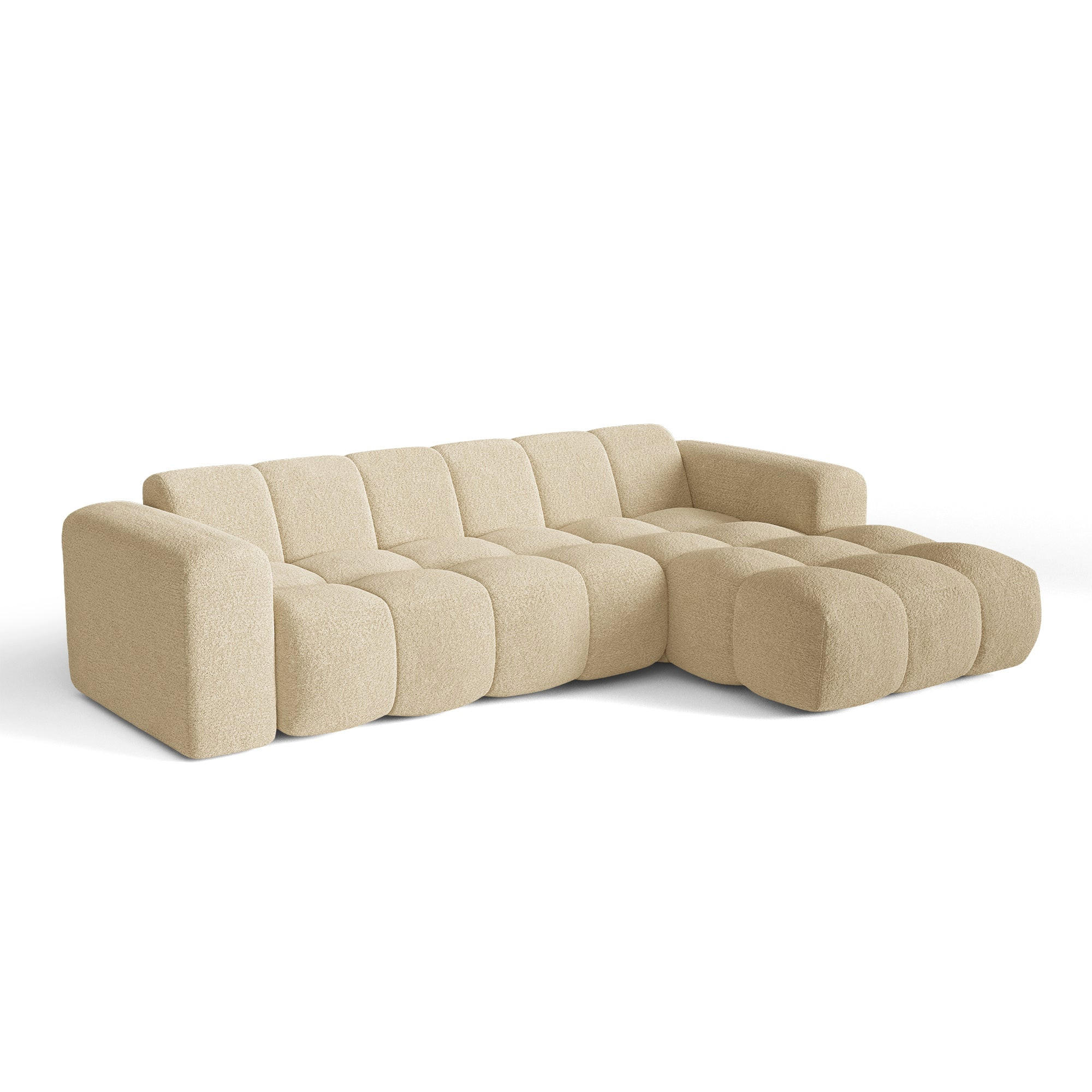Premium Interiors Ecksofa Beige 284x164 cm
