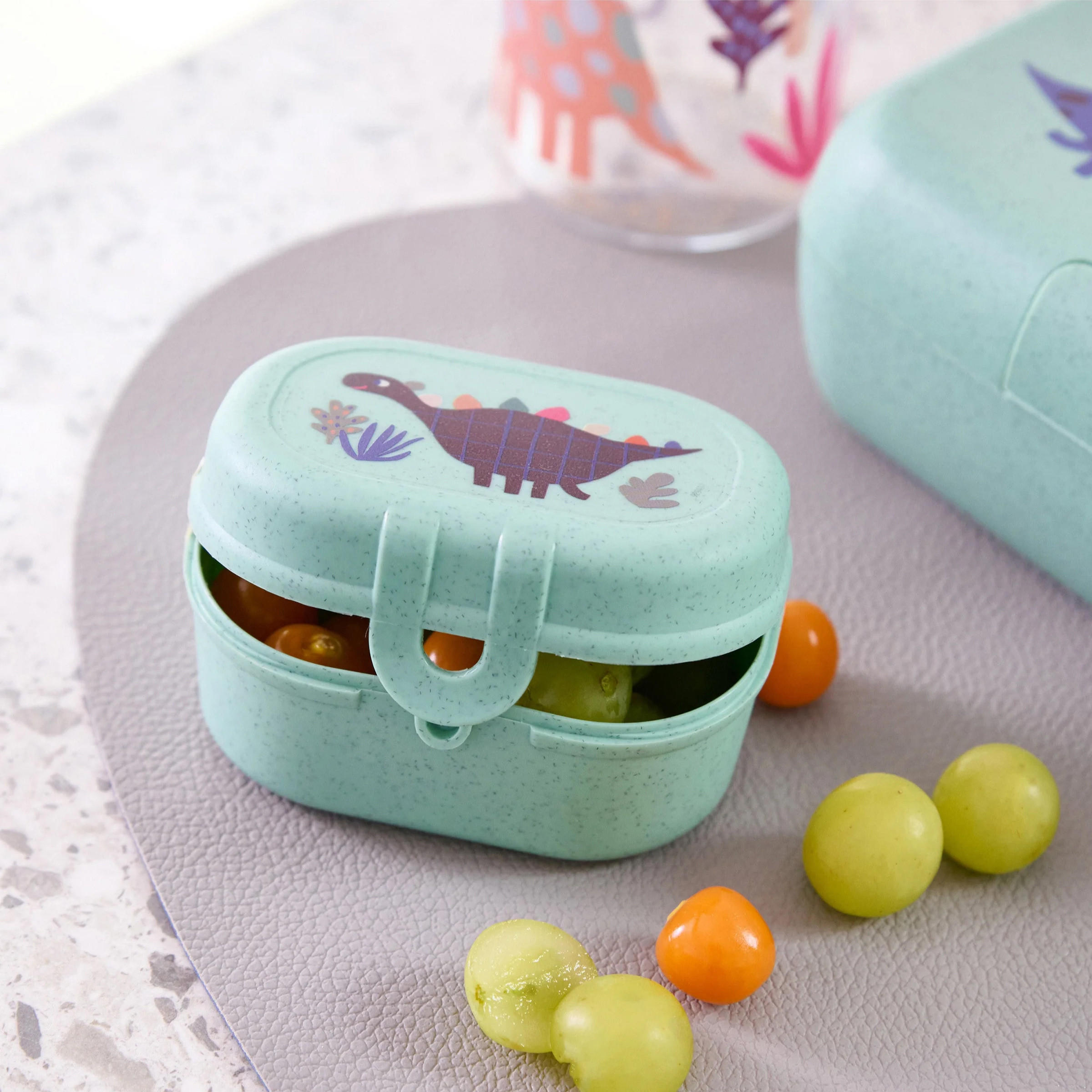 SNACKBOX Pascal Mini Dreams - Türkis, Kunststoff (7/5.2/9.6cm) - Koziol