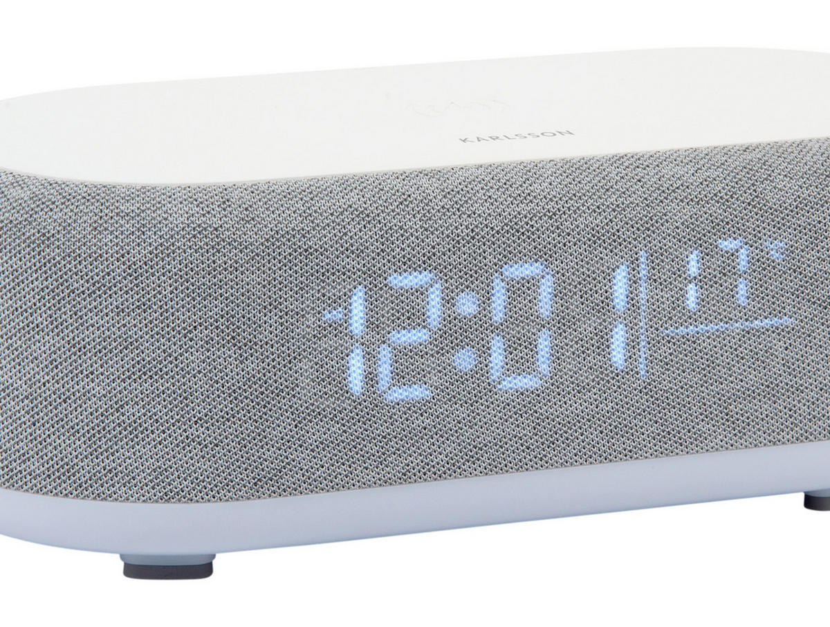 WECKER Vogue 19/9/7 cm - Grau, Kunststoff (9/7/19cm) - Karlsson