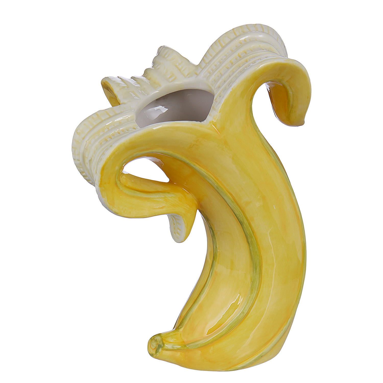 VASE (4er Set) Banana - Gelb, Stein (12/24/17cm) - Butlers