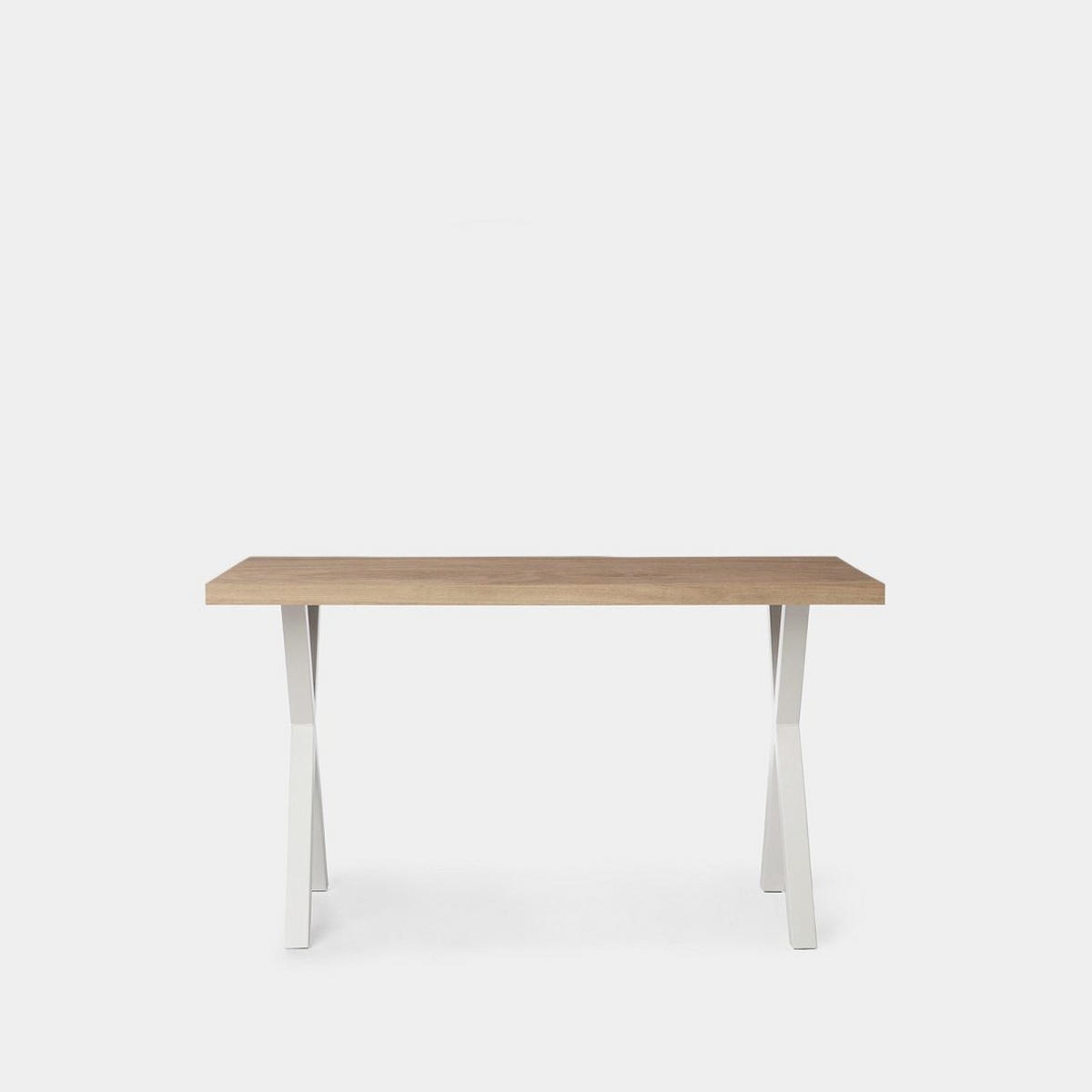 ESSTISCH Parks Weiß 135 cm x 75 cm - Weiß, Holzwerkstoff (80/135/75cm) - Klast Home