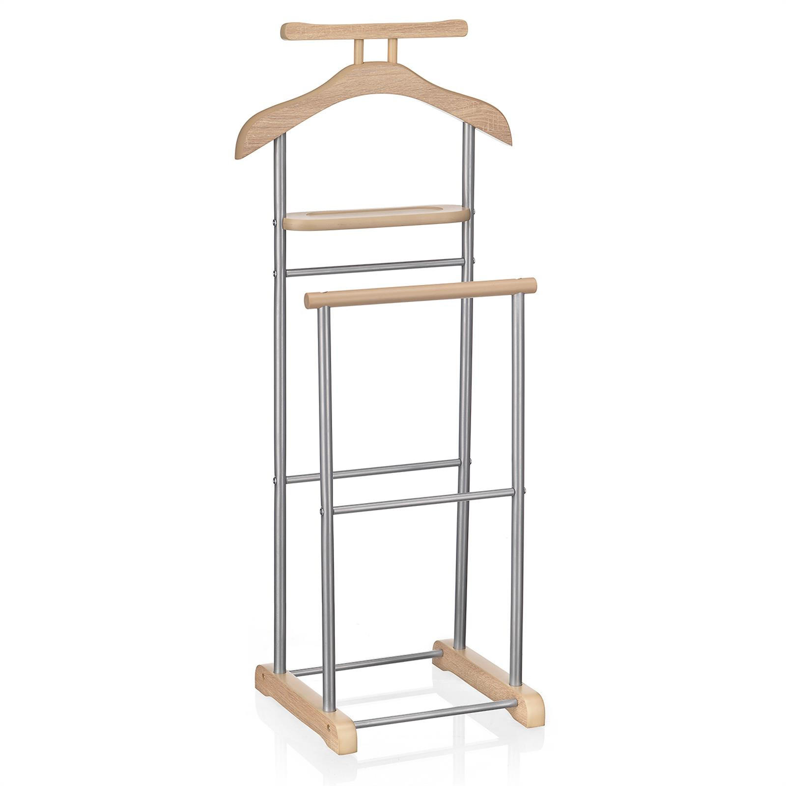 HERRENDIENER MEDINA - Sonoma Eiche, Metall (44/105/35cm) - CARO-Möbel