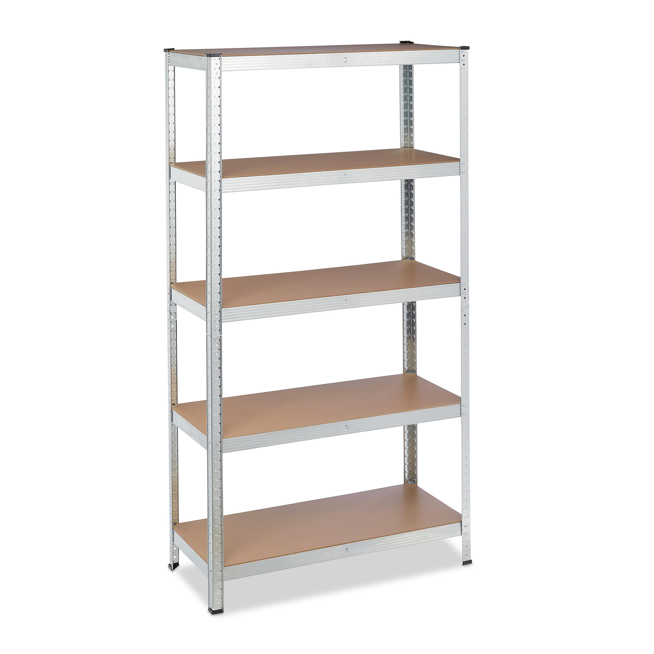 SCHWERLASTREGAL - Multicolor, Holzwerkstoff/Kunststoff (90/180/40cm) - Relaxdays