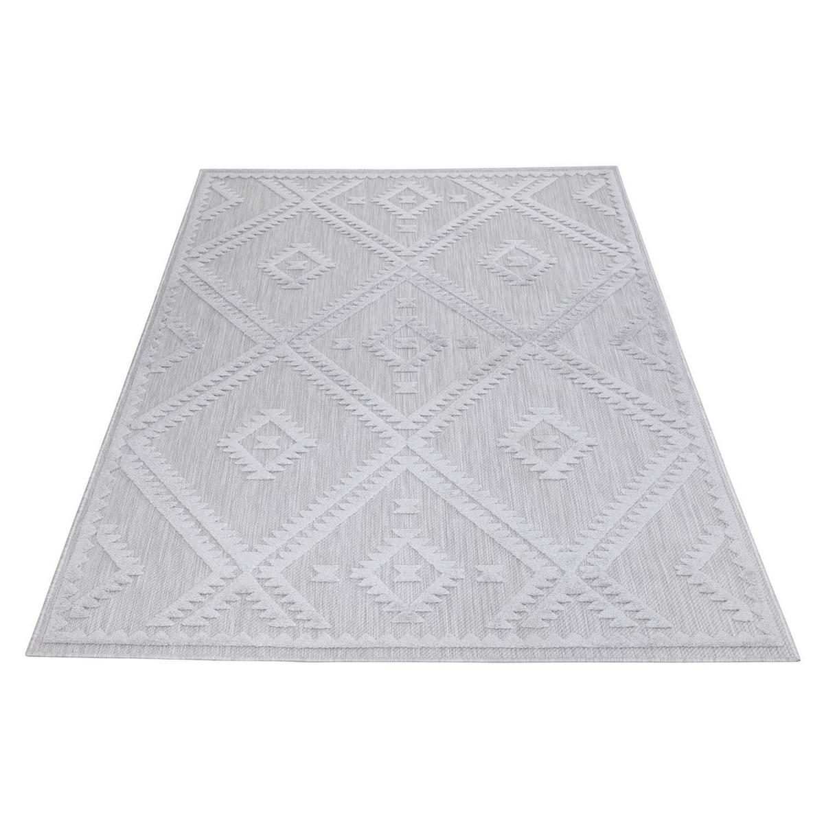 OUTDOOR-TEPPICH Santorini 454 Grau 200x290 cm - Grau, Textil (200/290cm) - carpet city