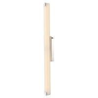 LED WANDLEUCHTE Chrom Glas Silber - Silberfarben, Glas (6/9.4/79cm) - Globo Lighting