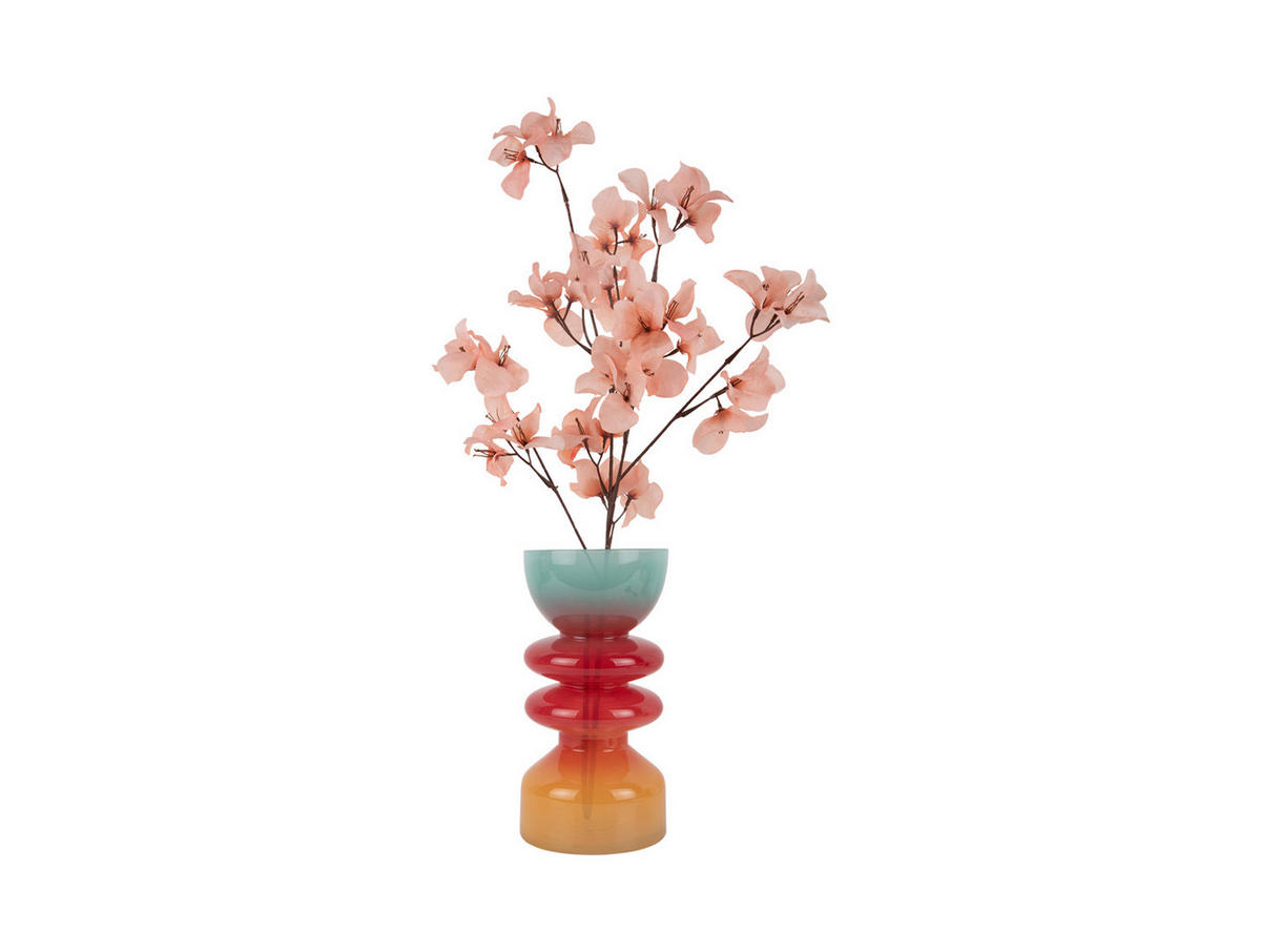 VASE Summer Vibes 13/13/25 cm - Multicolor, Glas (13/25cm) - Present Time