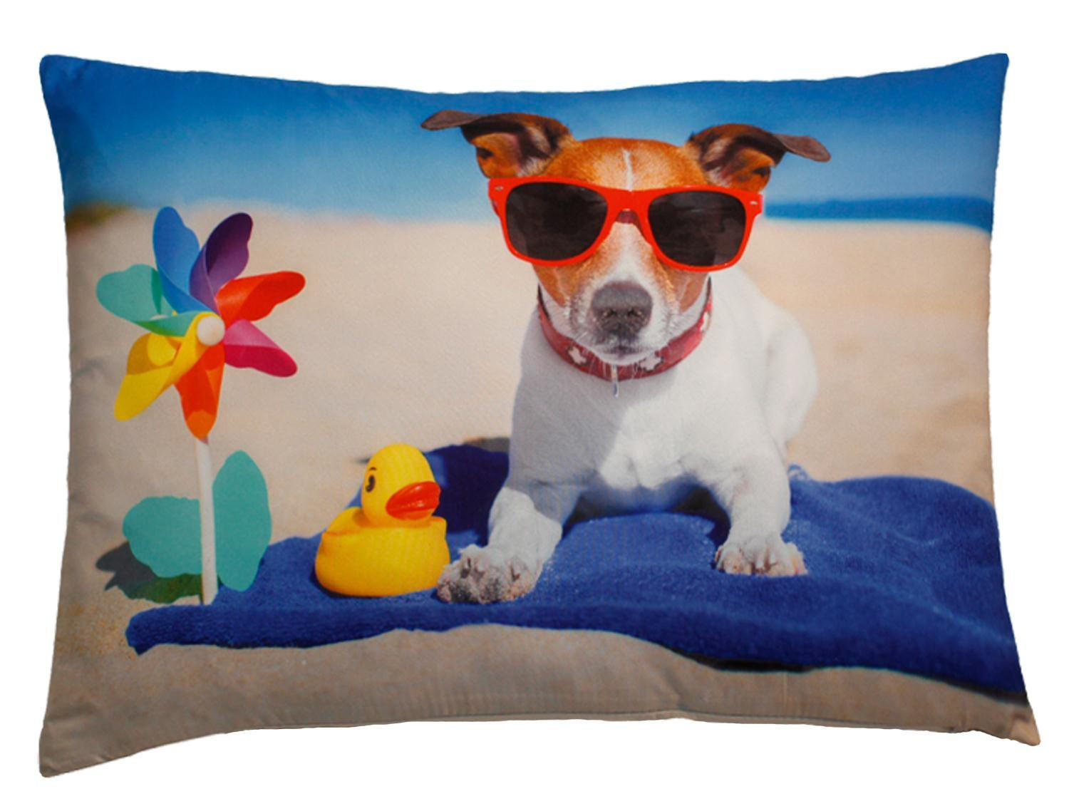 KISSENBEZUG Fotodruck 40x60 cm Hund - Multicolor, Textil (40/60cm) - TiborTex