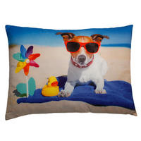 KISSENBEZUG Fotodruck 40x60 cm Hund - Multicolor, Textil (40/60cm) - TiborTex