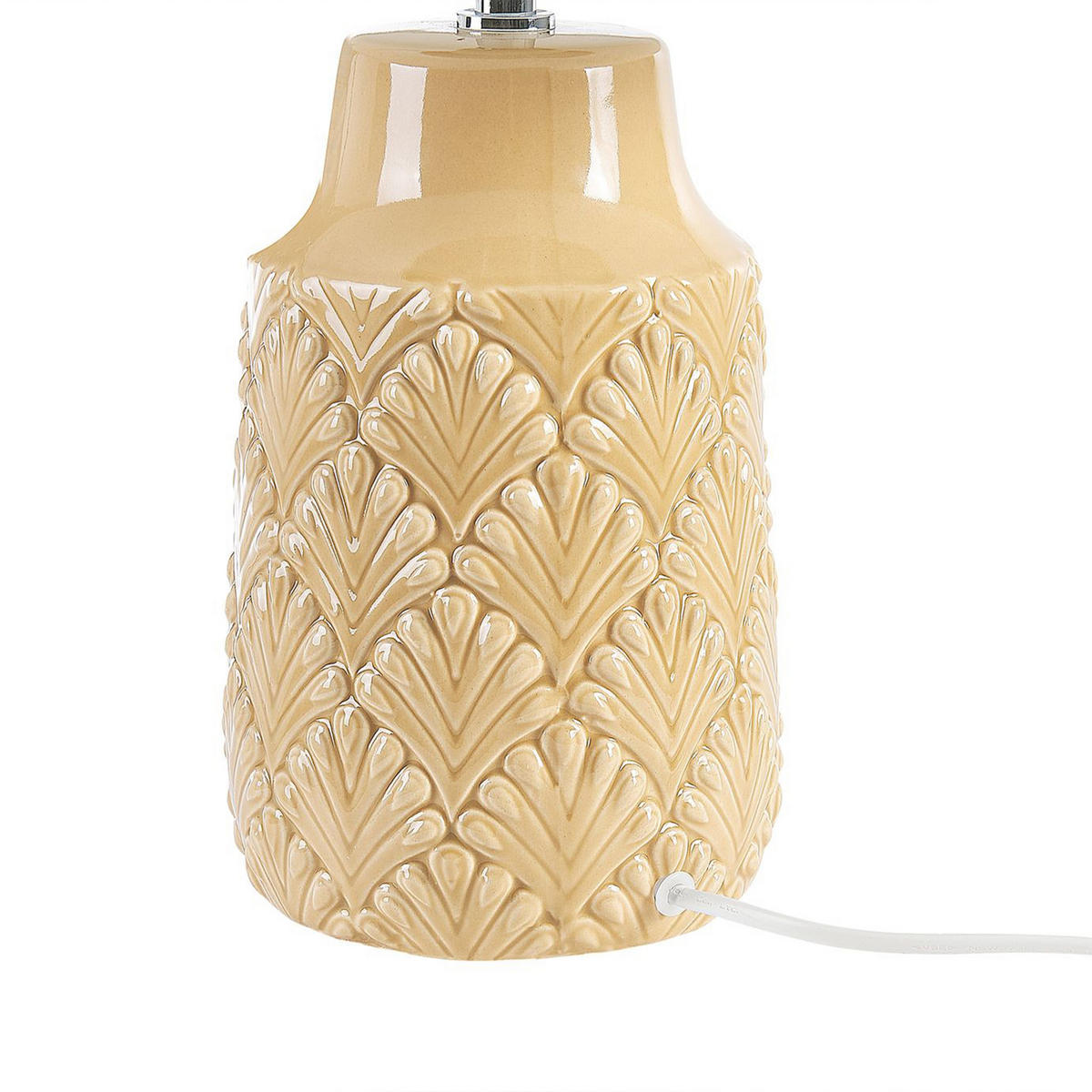 TISCHLAMPE Balao 28/28/43 cm - Orange, Keramik (28/28/43cm) - Beliani