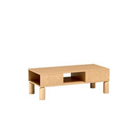 COUCHTISCH Sanden Eiche, mit Schublade - Eichefarben, Holzwerkstoff (37/110/50cm) - Bettso