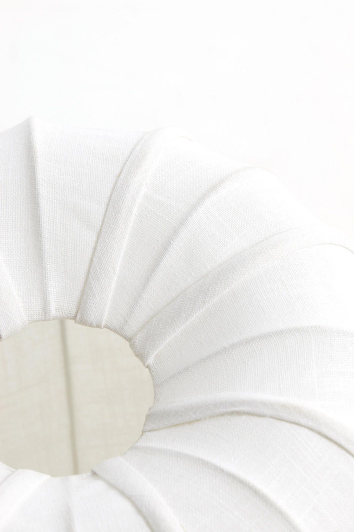 HÄNGELAMPE Zubedo Weiß Ø49,5/38 cm - Weiß, Textil (49.5/49.5/38cm) - Light & Living