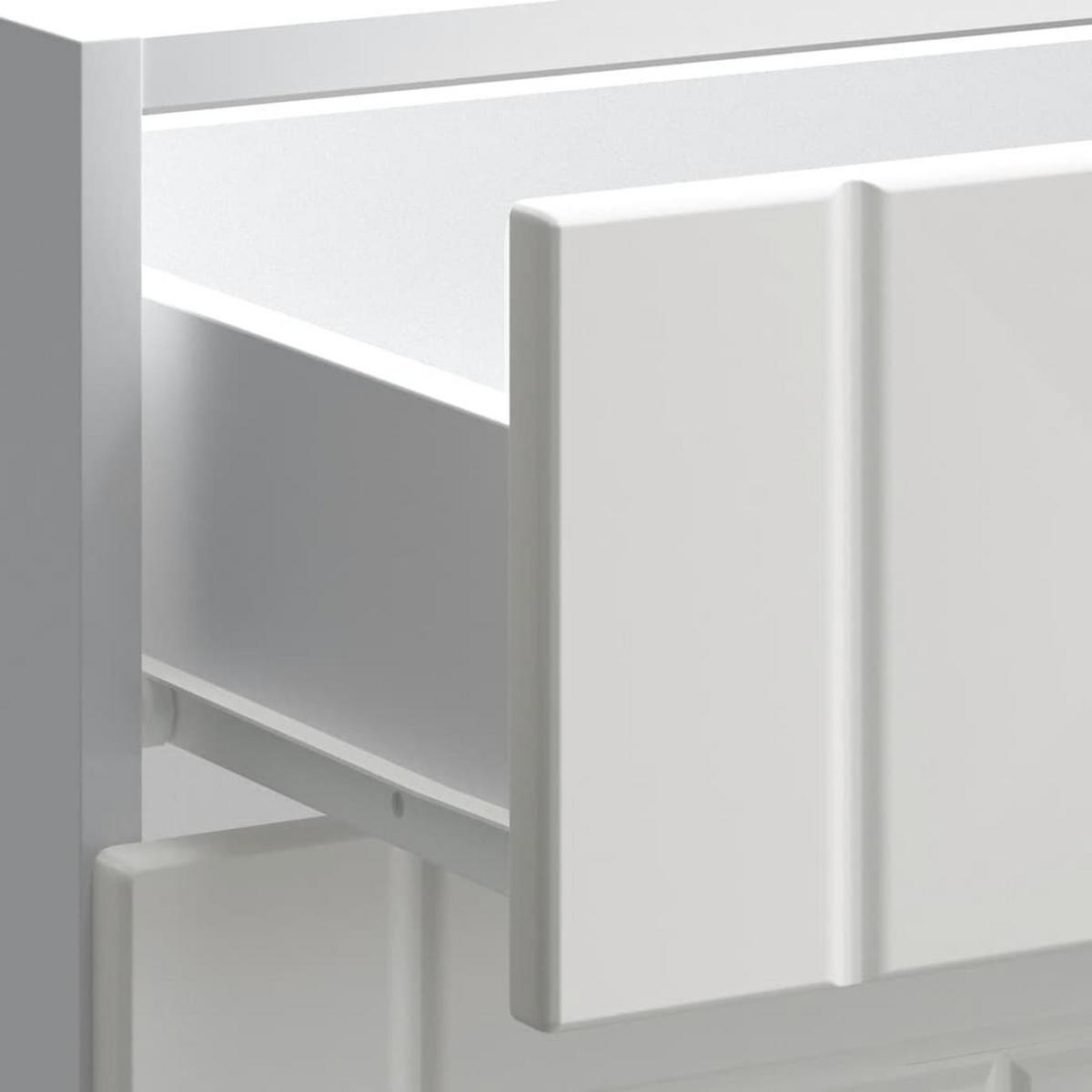 KÜCHENUNTERSCHRANK Maro Weiß 60x46x81,5 cm - Weiß, Holz (60/81.5/46cm) - DELUKE