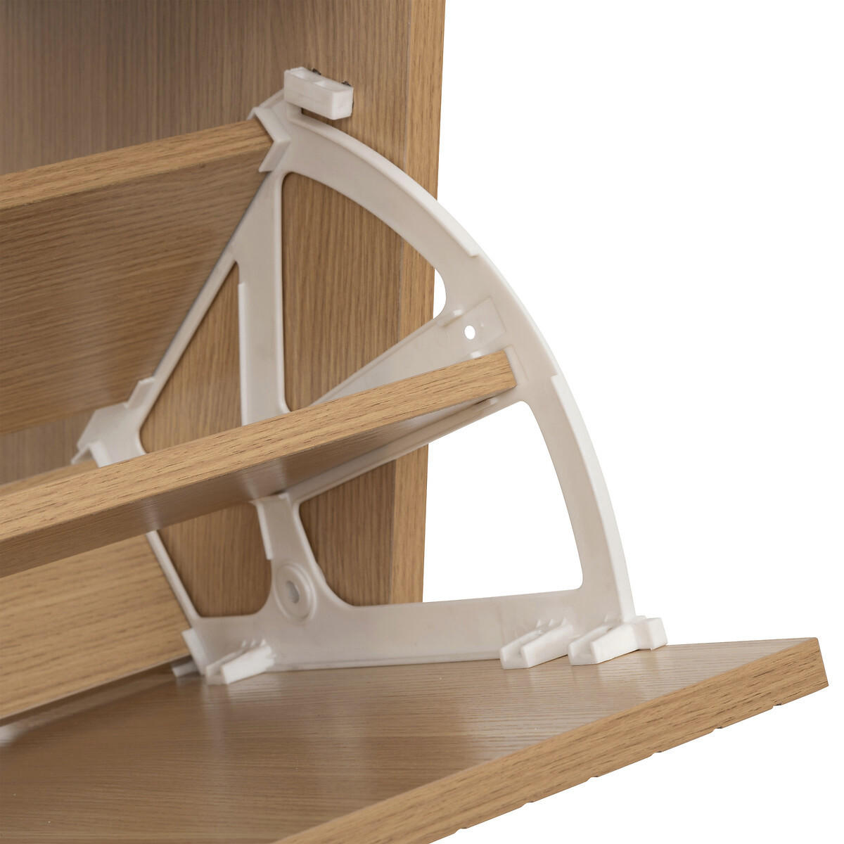 SCHUHSCHRANK für den Flur Tasso 63/24/131,5 cm - Braun, Holzwerkstoff (24/131.5/63cm) - 5five Simply Smart