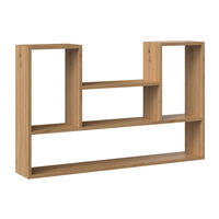 SCHWEBEREGAL Sören - Eiche Artisan, Holzwerkstoff (60/100/16cm) - kommodly