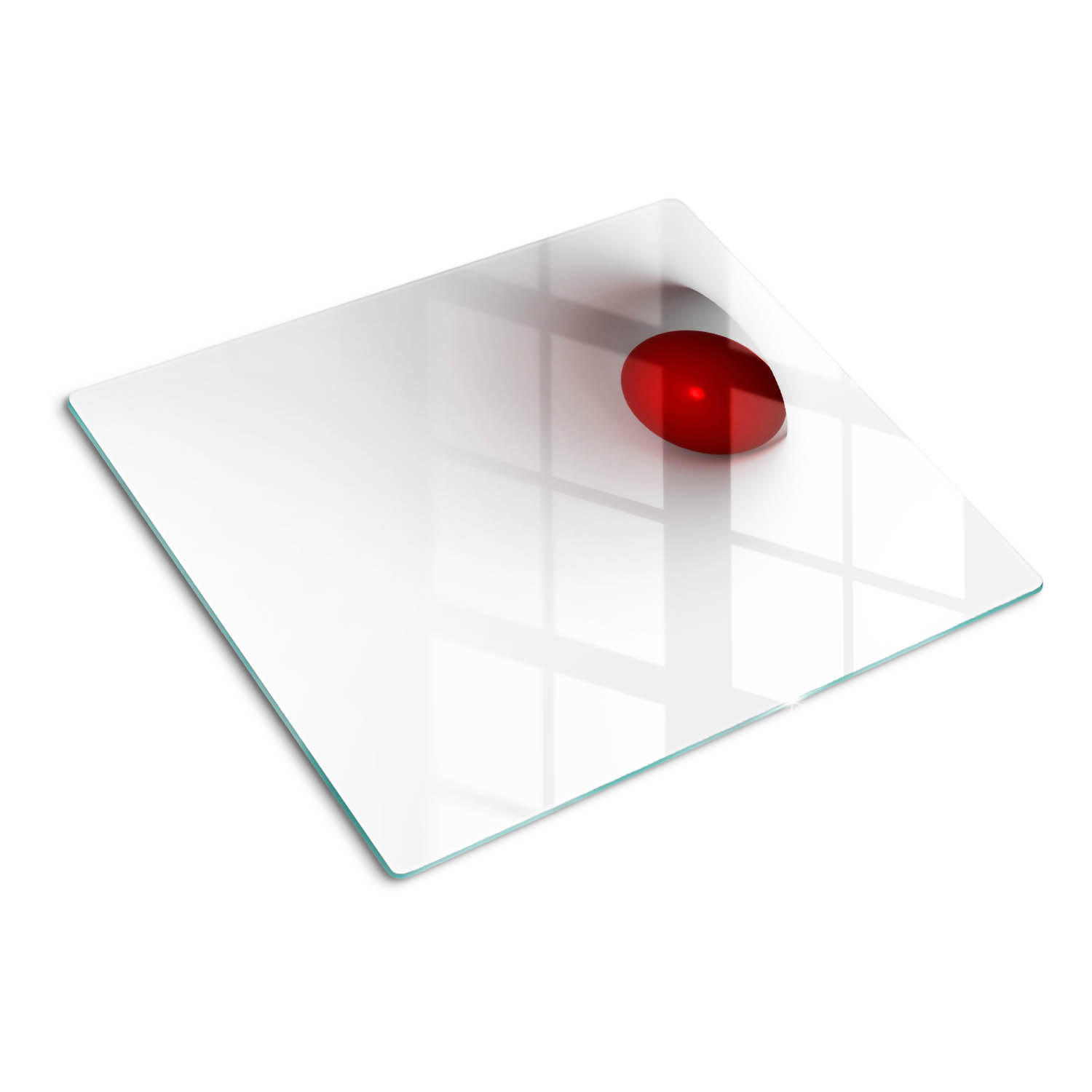 GLASPLATTE 60x52 cm Abstrakte Kugel - Multicolor, Glas (60/0.4/52cm) - TULUP