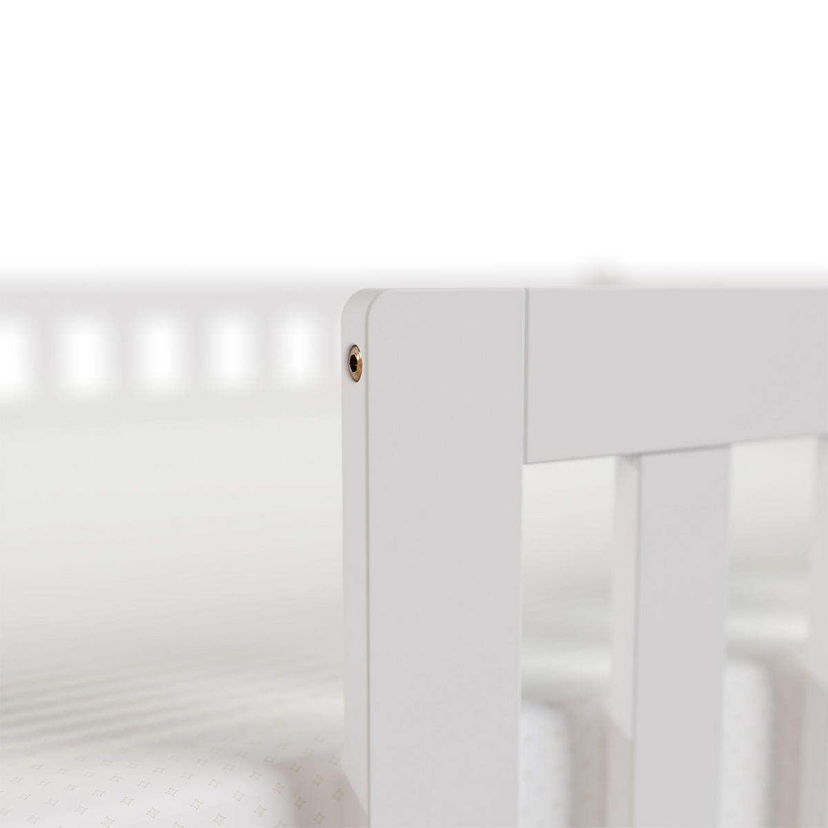 KINDERBETT Naya weiß 80x160 cm - Weiß, Holz (80/160cm) - Juskys