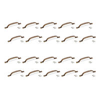 MÖBELGRIFFE Nairobi, L139mm, 96mm Achsenabstand, Zamak, Bronze 20er-set - Bronzefarben, Kunststoff (1.4/3/13.9cm) - EMUCA