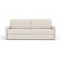 2-SITZER SOFA BIANCO 215 cm breit in Stoff Creme - Creme, Holzwerkstoff/Textil (215/90/92cm) - Deine Möbel 24