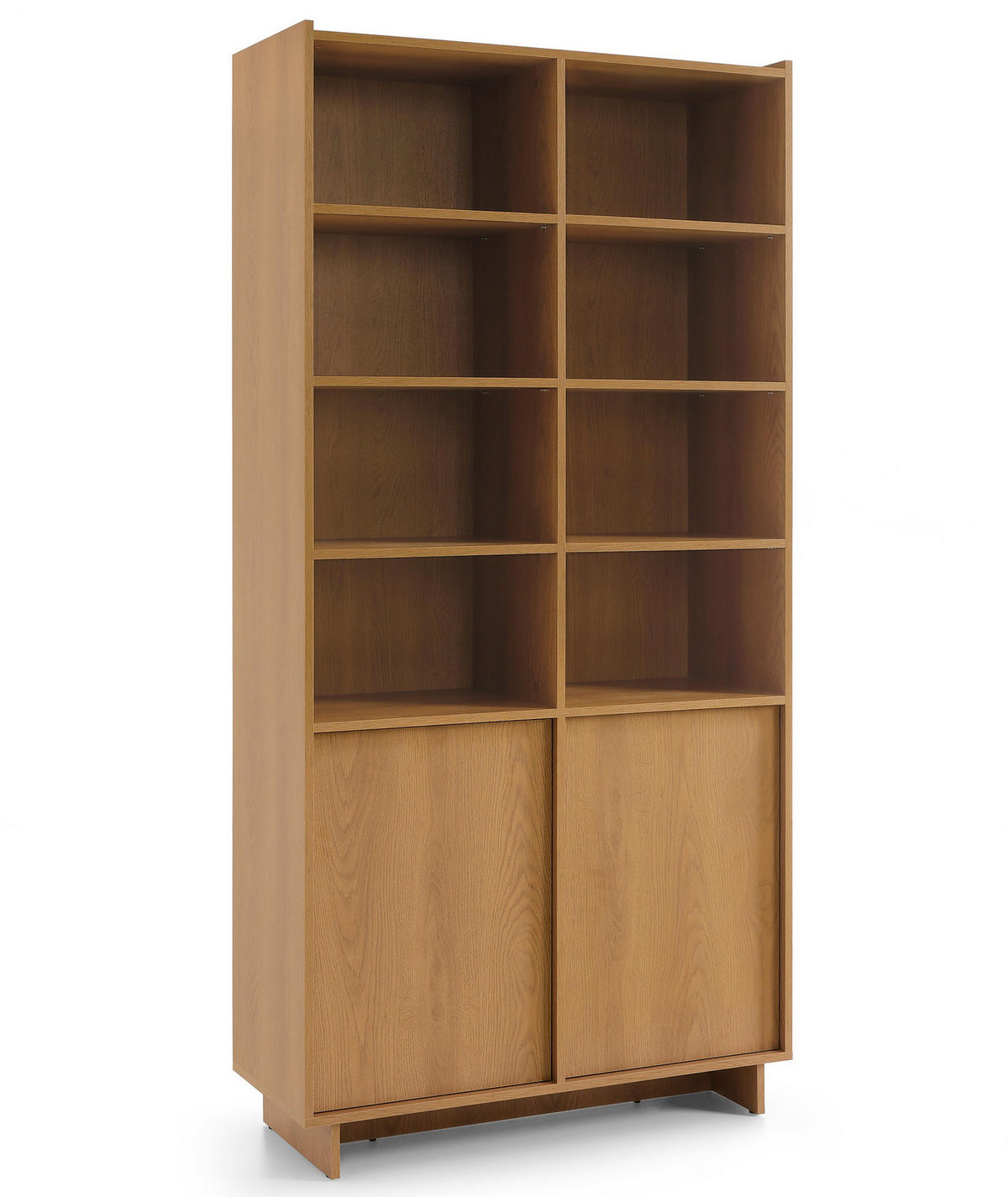 REGAL SUNA 98 cm (Karamell Eiche, Push to Open) - Eichefarben, Holz/Holzwerkstoff (98/201/39cm) - Ravio