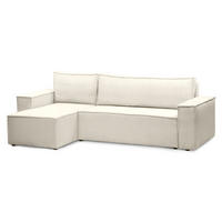 ECKSOFA Agi Ecru 60 cm - Ecru, Textil (244/60cm)