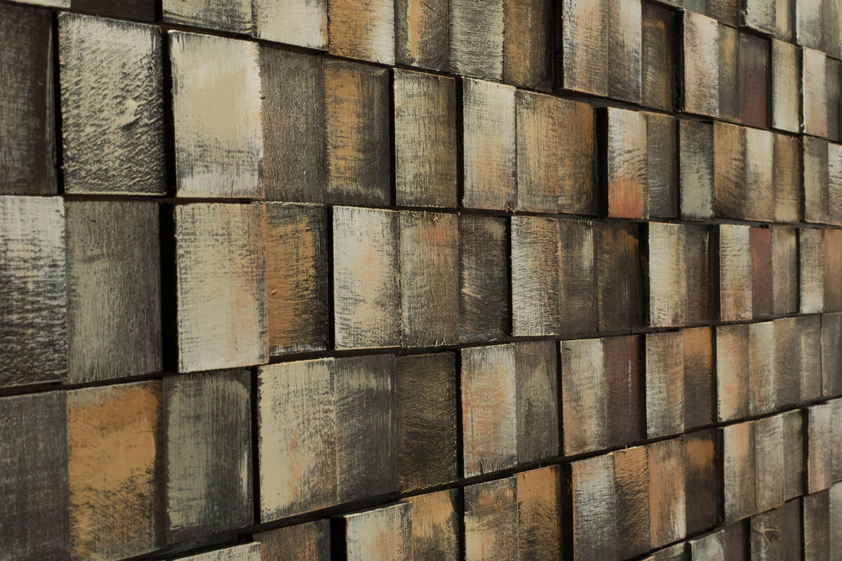 HOLZBILD Beige 144/44 cm - Beige/Braun, Holz (6/44cm) - KUNSTLOFT