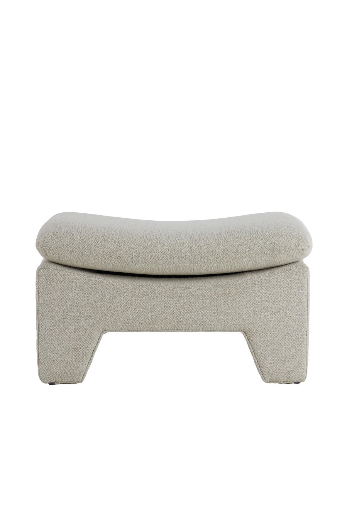 POEF Dasha Braun 80/40/48,5 cm - Beige, Holz (40/48.5/80cm) - Light & Living