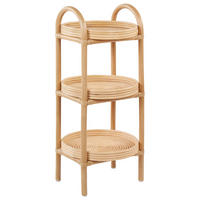 BEISTELLTISCH Naturfarben Troolie - Naturfarben, Naturmaterialien (32/32/78cm) - Beliani