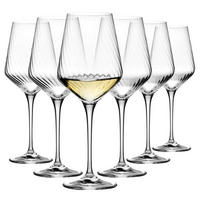 WEISSWEINGLÄSER 6er-Set 450 ML - Transparent, Glas (0.39L) - Krosno Glass
