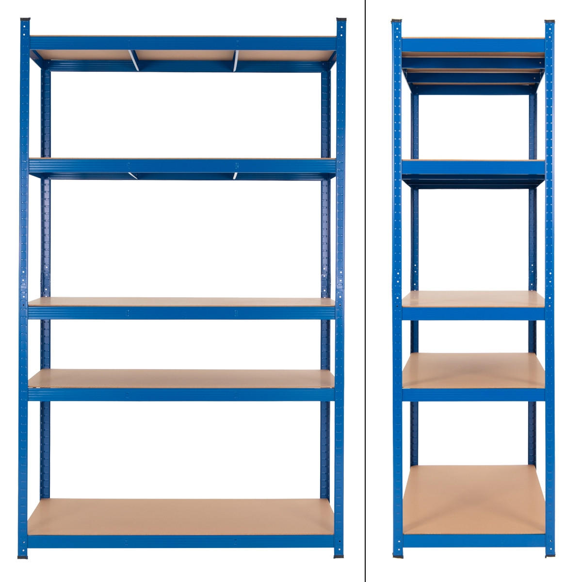 LAGERREGAL 2er Set - Blau, Metall (60/200/100cm) - ECD-Germany