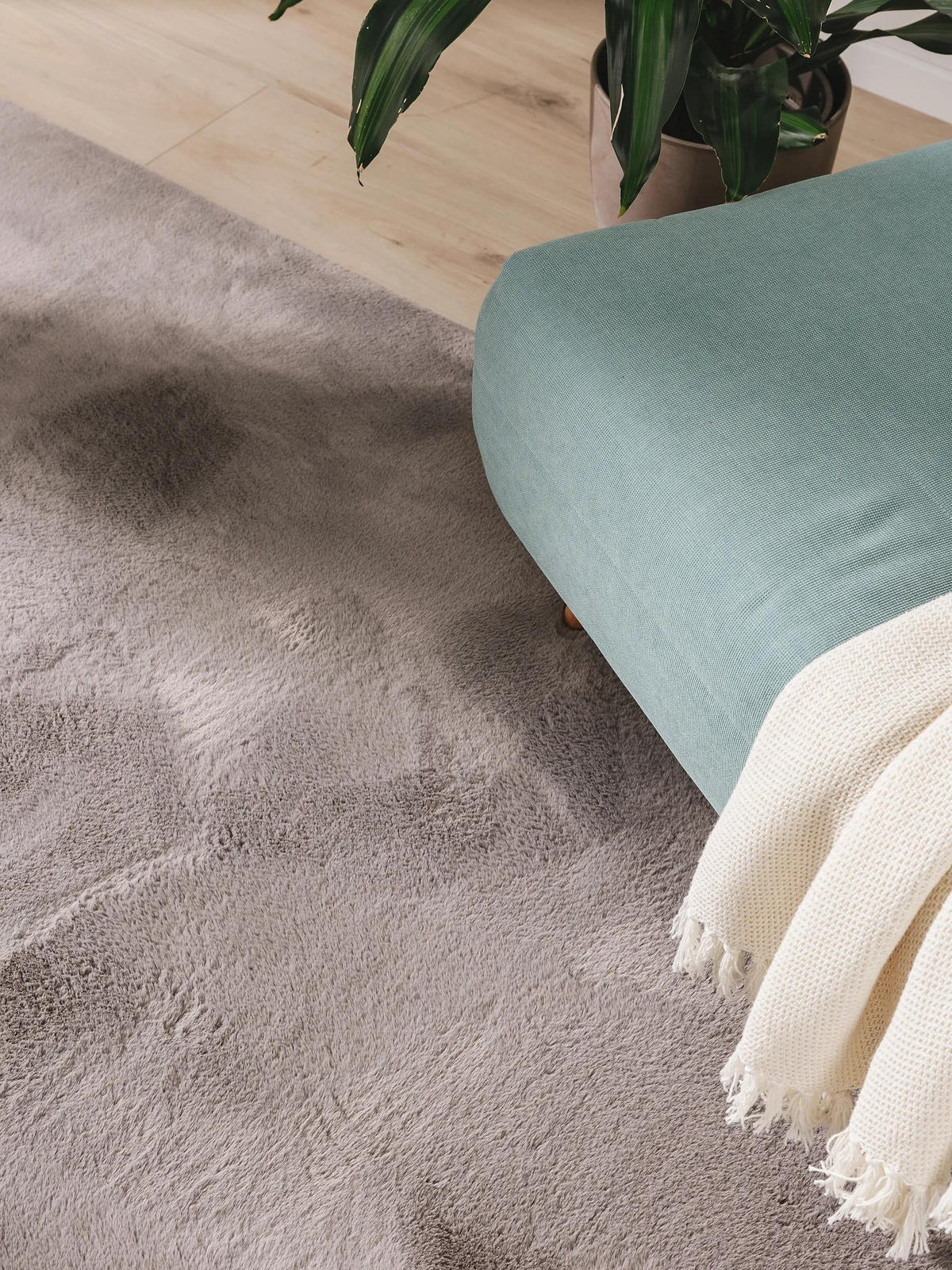 PREPROGE iz umetnega krzna Furry siva 200x290 cm - siva, umetna masa (200/290cm) - benuta