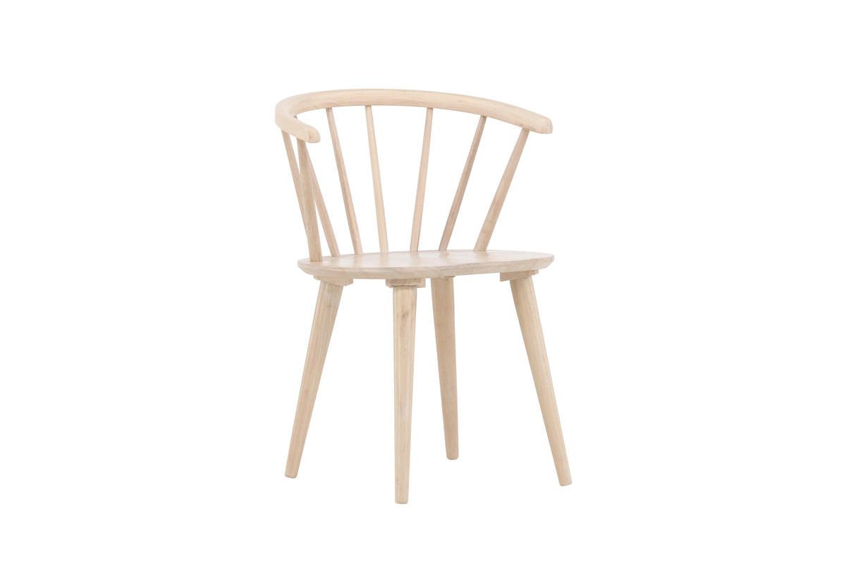 ESSZIMMERSTUHL Seno 2er Set - Naturfarben, Holz (53/76/55cm) - kommodly