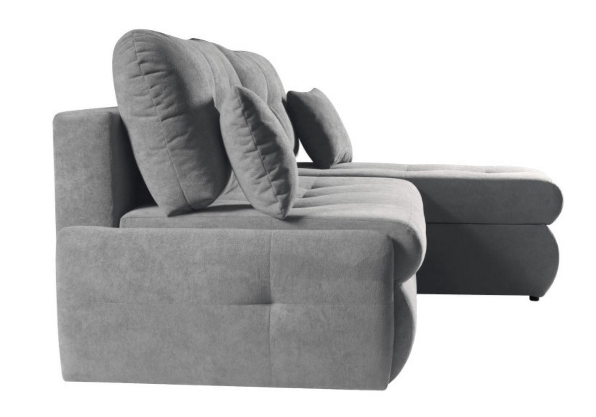 ECKSOFA Grau Hint - Grau, Holzwerkstoff/Textil (216/155cm) - Sepro Meble