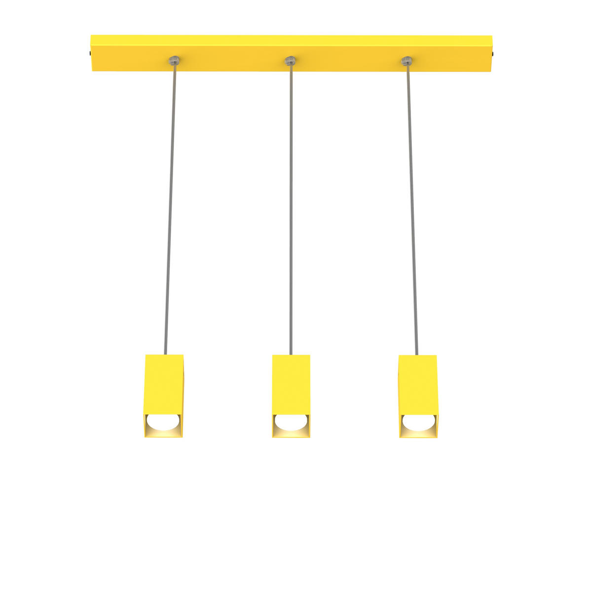 HÄNGELEUCHTE - Gelb, Metall (6/50/6cm) - Lumicom