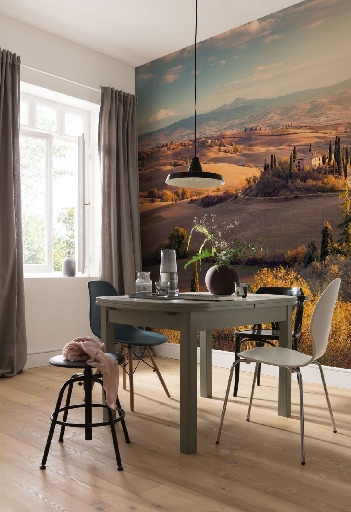 FOTOTAPETE Landschaft 400 x 250 cm - Beige, Papier (400/250cm) - Sanders & Sanders