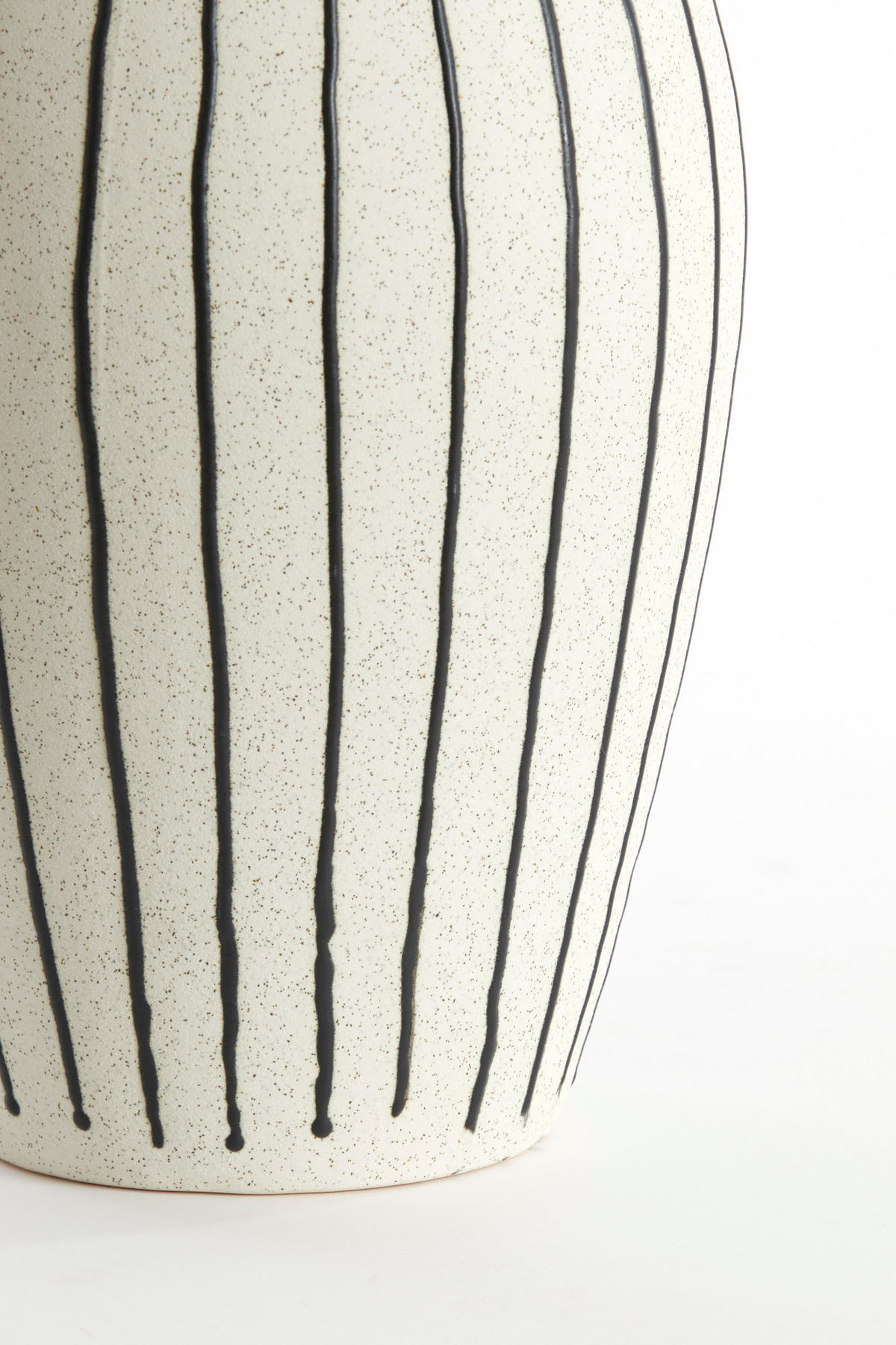 VASE Diphu Weiß Ø23,5/43 cm - Weiß, Keramik (43cm) - Light & Living