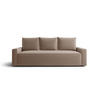 SOFA mit Schlaffunktion SAVIO Poso 02 - Cappuccino, Textil (232/90/90cm) - Bedante