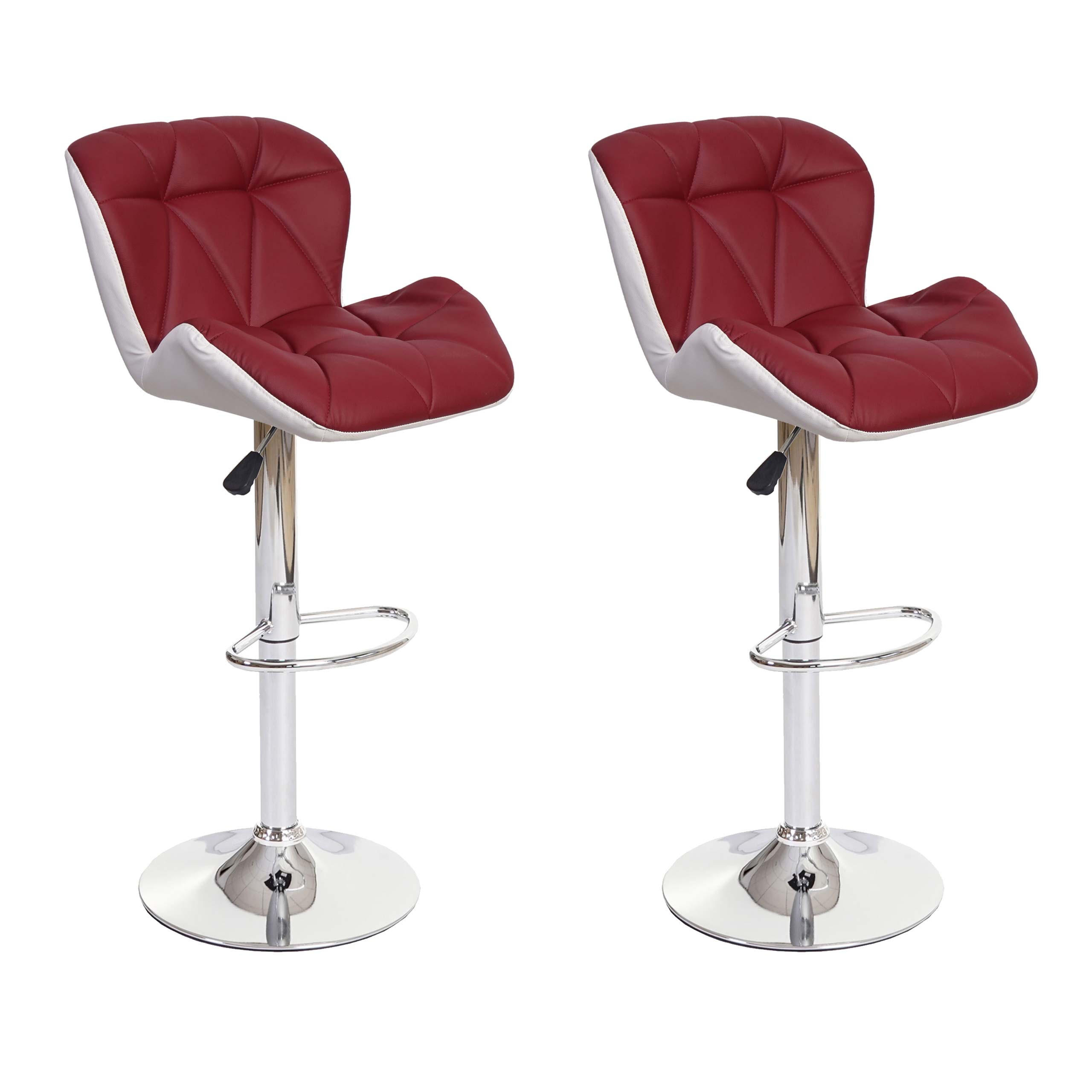 BARHOCKER Bordeaux 2er-Set - Bordeaux, Textil (44/106/49cm) - MCW