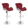 BARHOCKER Bordeaux 2er-Set - Bordeaux, Textil (44/106/49cm) - MCW