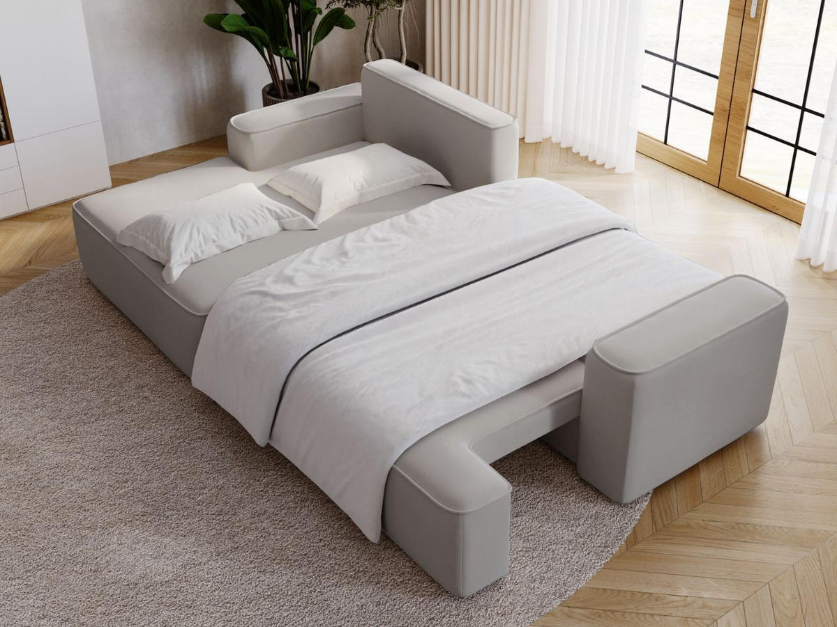 ECKSOFA California Hellgrau Links - Hellgrau, Holz/Textil (165/270cm) - Graingold