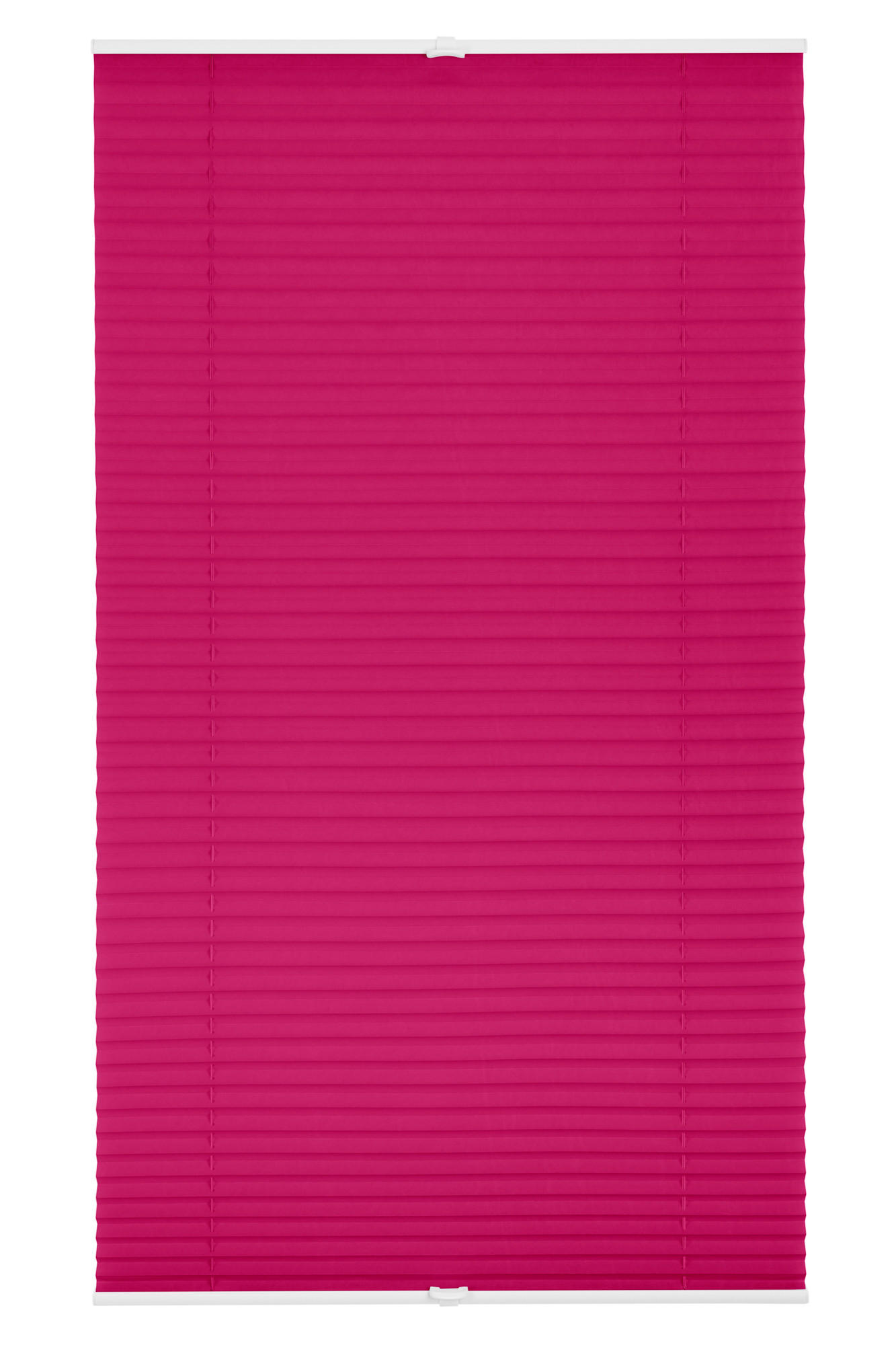 PLISSEE KLEMMFIX, OHNE BOHREN, VERSPANNT - Pink, Kunststoff (45/130cm) - Lichtblick Original