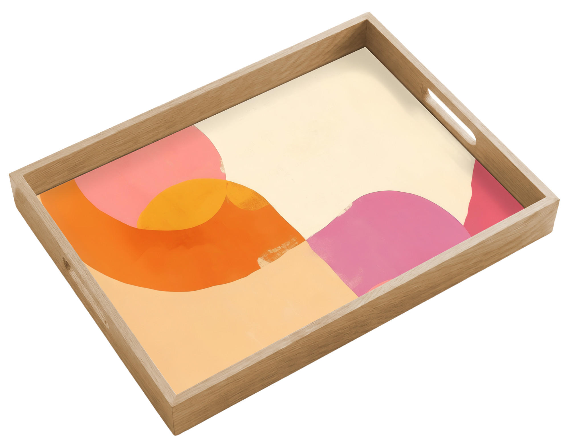 OnlyWow SERVÍROVACÍ PODNOS Tvary - abstraktní - barevné 50x35 cm