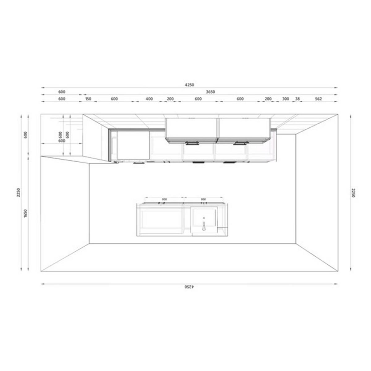 WINKELKÜCHE Platinium grau matt / weiß hochglanz 15-teilig - Weiß/Grau, Holzwerkstoff (305/168/160cm) - Feldmann-Wohnen