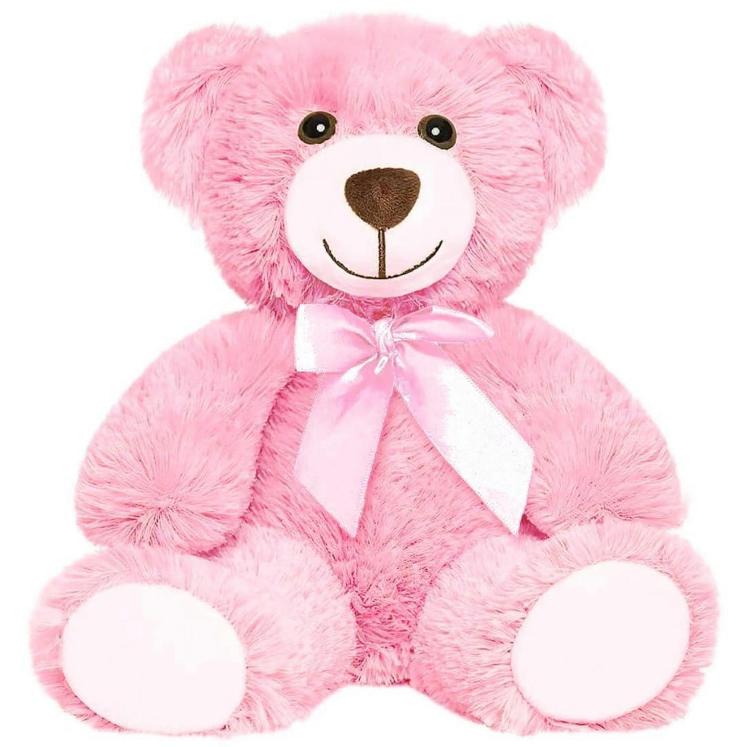 PLÜSCHTIER Teddybär 13.5 Zoll Rosa 1-teiliges Set - Rosa, Textil (25/35cm)