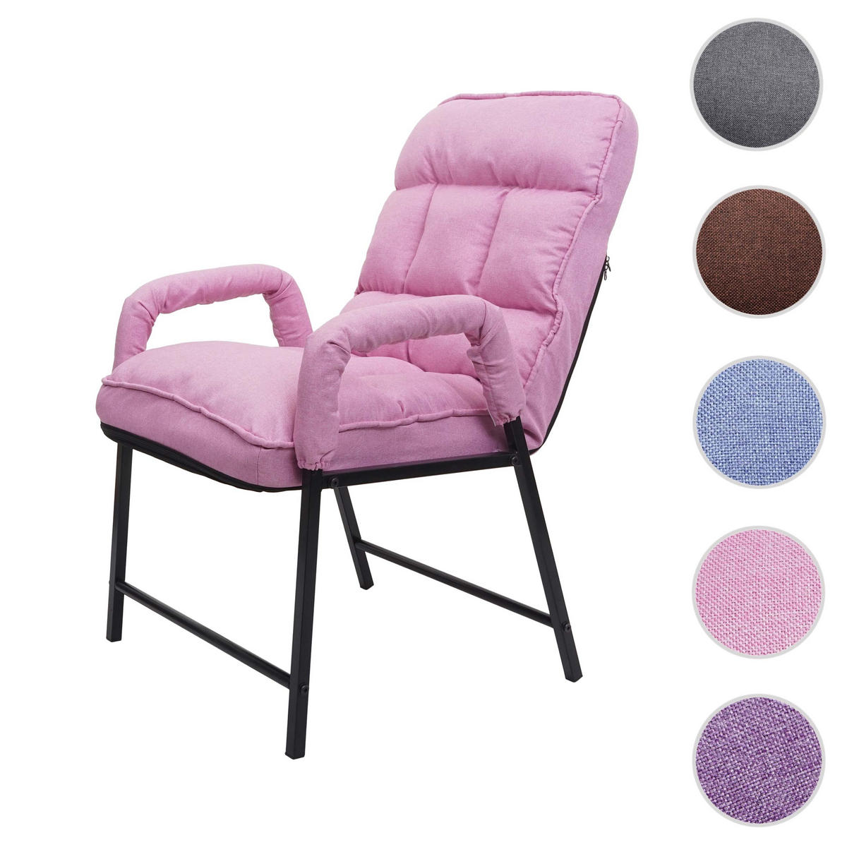 ESSZIMMERSTUHL Altrosa - Altrosa, Textil (57/96/111cm) - MCW