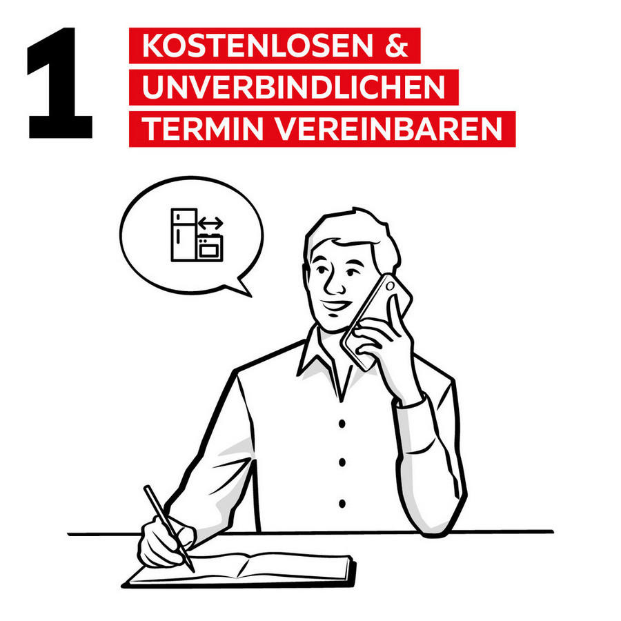 1 Kostenlosen und unverbindlichen Termin vereinbaren