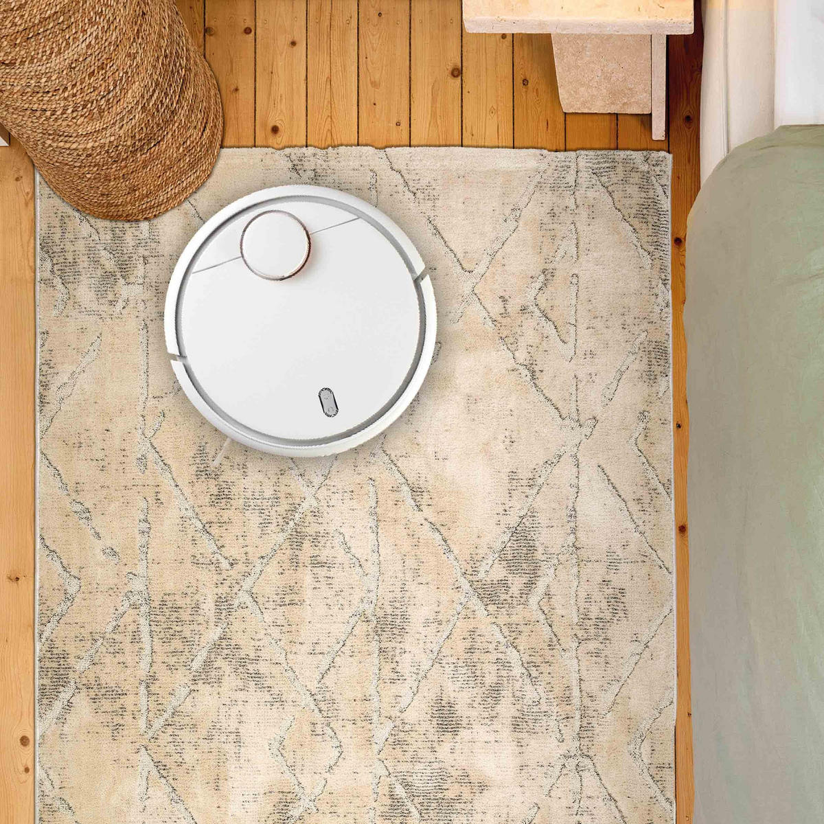 KURZFLORTEPPICH LOU - Hellgrau, Textil (200/280cm) - Astra