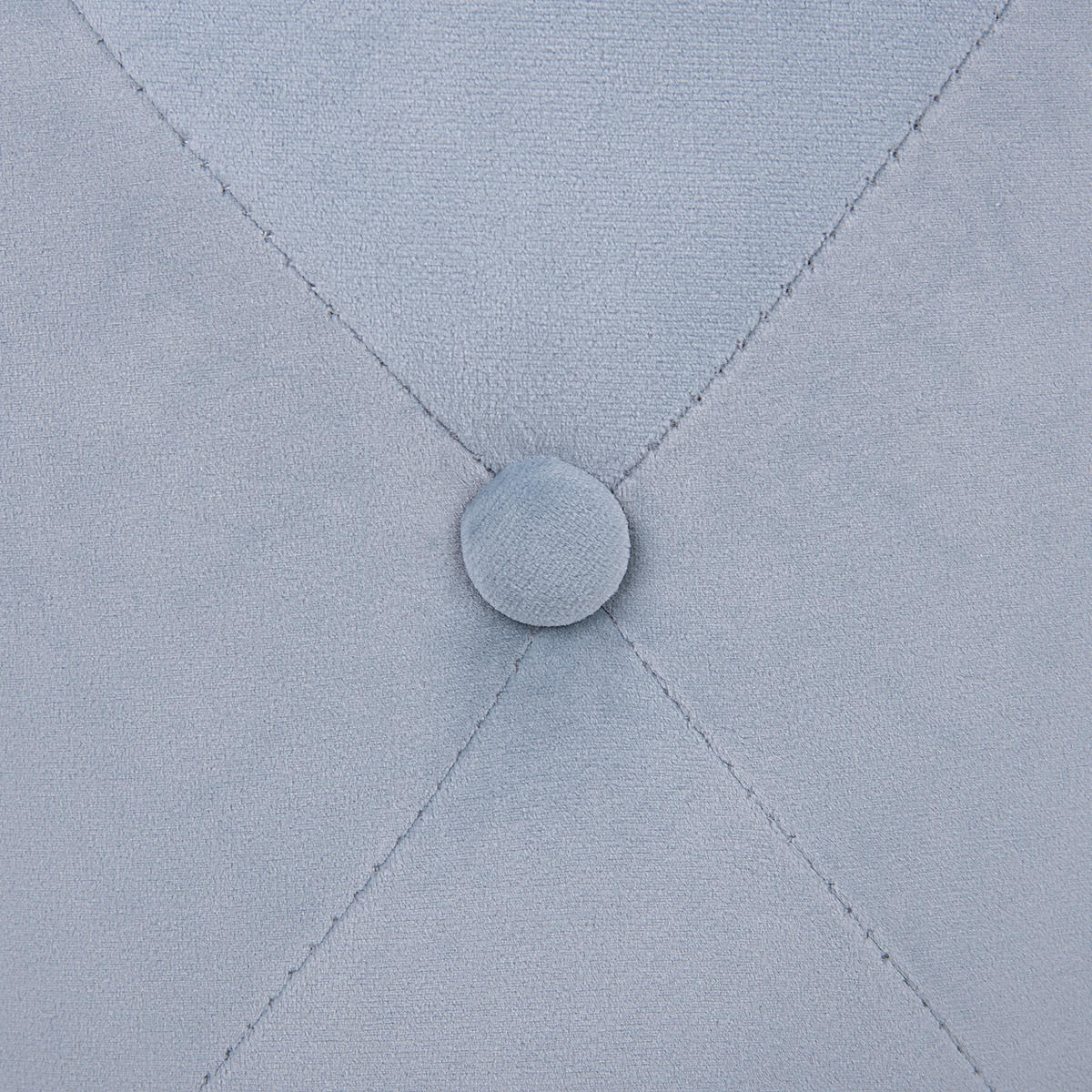 POUF Corolla 40/40/40 cm - Grau, Textil (40/40/40cm) - Beliani