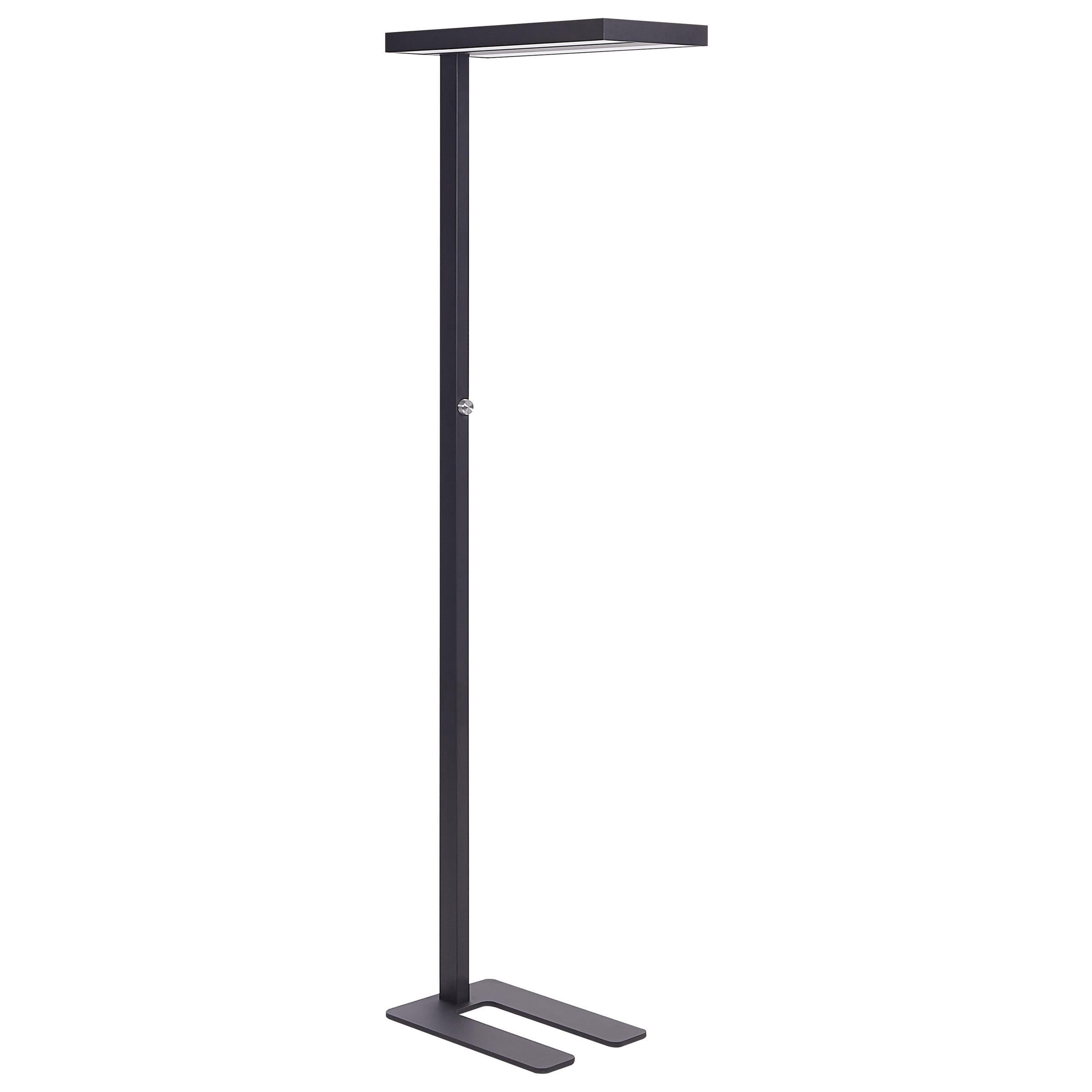 Beliani Stehlampe Schwarz 29x197x61 cm